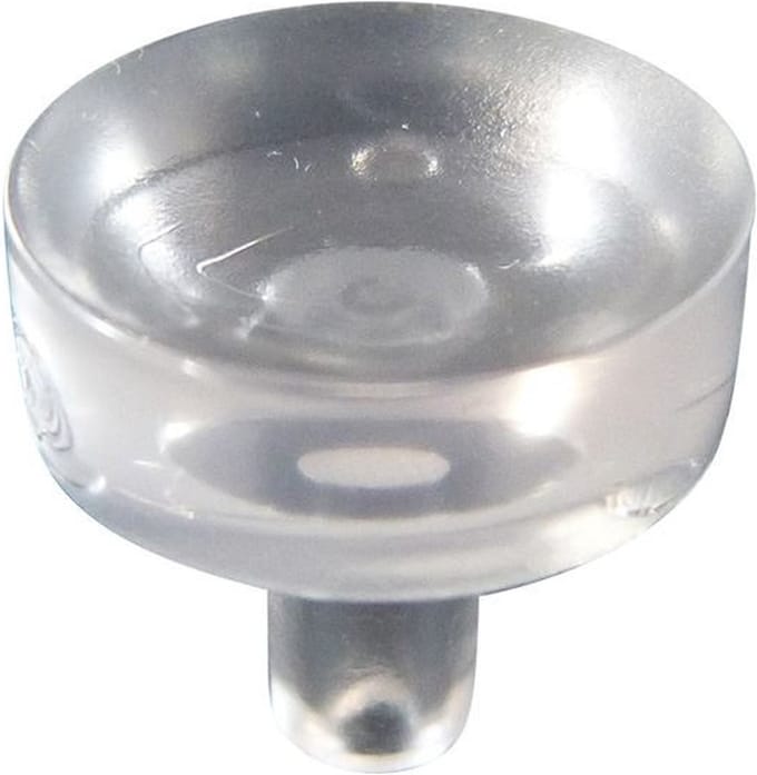Glasbuffer transparant - 12 x 2 x 4mm - GUR - 4 stks