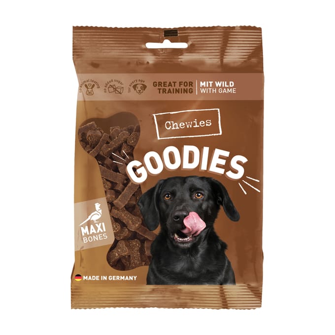 4x200g Botjes Kauwsnacks Wild-smaak Chewies Hondensnacks