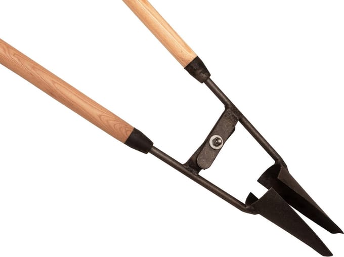 De Wit Bollenpoter met 2 essen stelen van 75 cm voor bloembollen