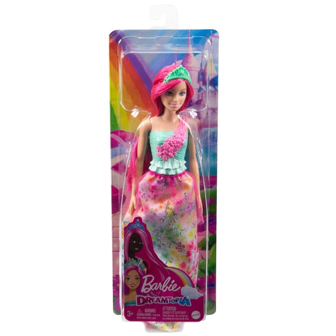 Barbie Dreamtopia - Barbiepop - Prinses met roze haar