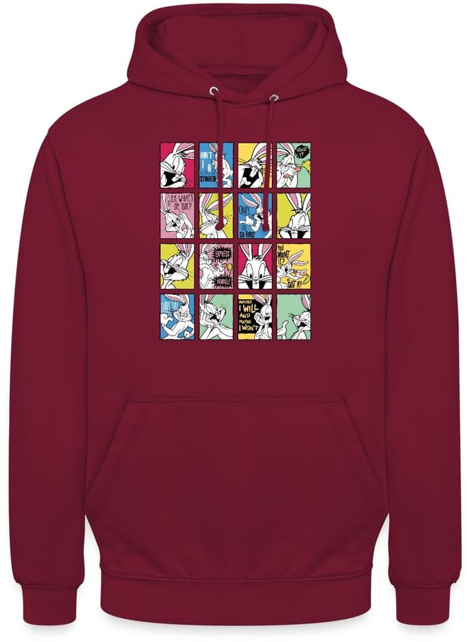 Looney Tunes Bugs Bunny Tiles Hoodie Unisex