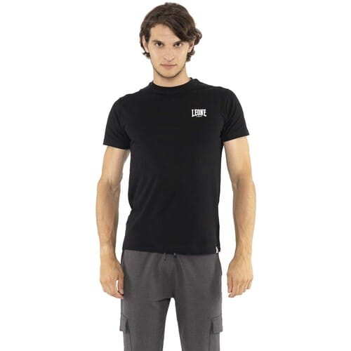 T-shirt Korte Mouw Leone 1947 Man Short Sleeves Small Logo