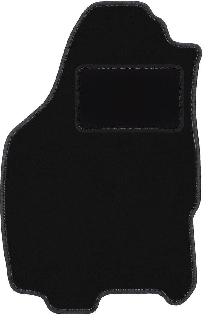 Bestuurdersmat zwart voor: Lancia Ypsilon II hatchback (2003-2011)