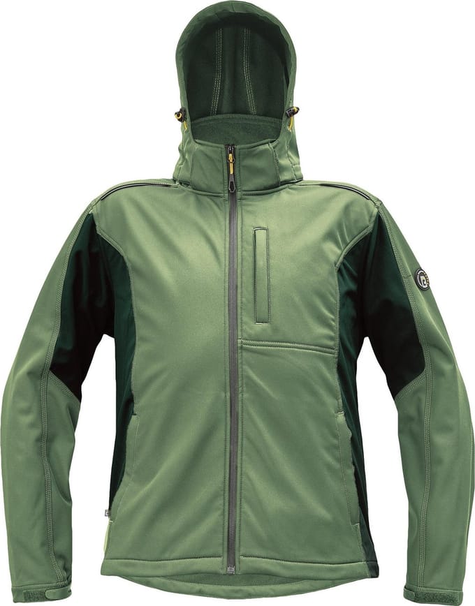 Cerva Dayboro Softshell jack groen/zwart maat S
