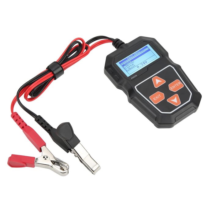 12V Auto Accu Belastingstester Digitale Auto Accu Analyzer Automotive Dynamo Tester voor Vrachtwagen black