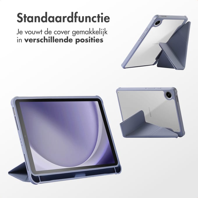 imoshion Tablet Hoes - Geschikt voor Samsung Galaxy Tab A9 Plus - Bookcase- Paars