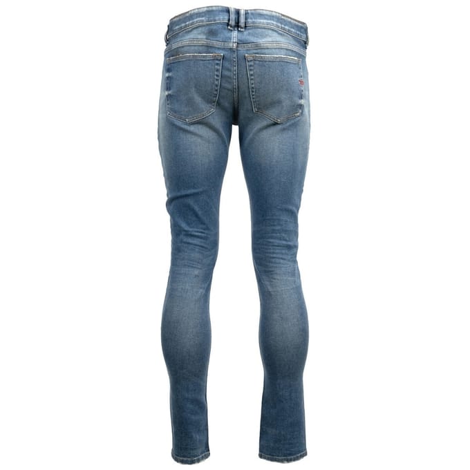Diesel Sleenker Stone Washed blauwe skinny jeans