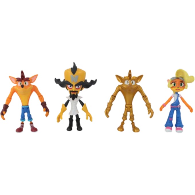 Crash Bandicoot Action Figures – 4 Pcs