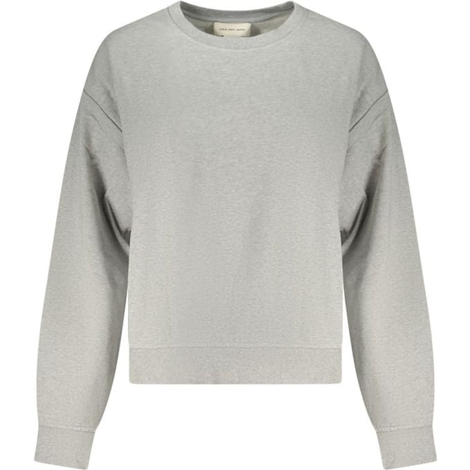 Calvin Klein Grigio Katoenen Dames Sweatshirt