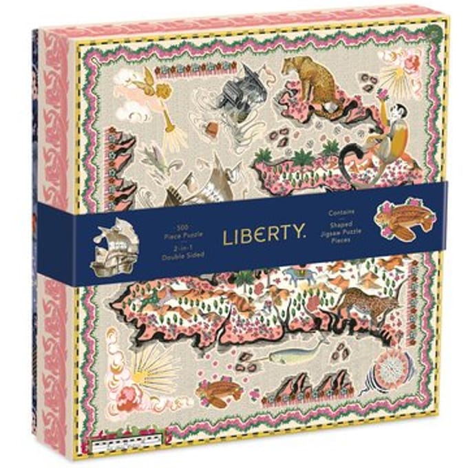 Liberty Maxine 500 Piece Double Sided Puzzle With Shaped Pieces - Liberty London