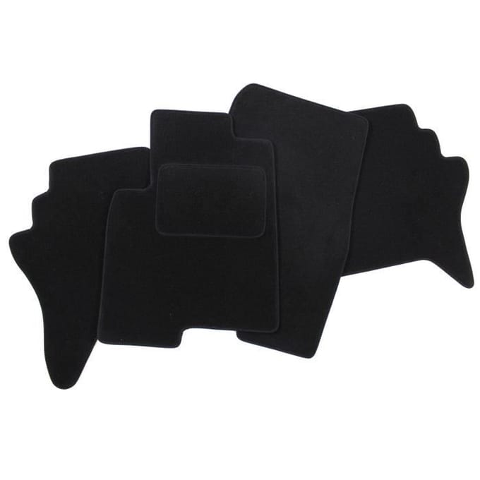 Vloermatten - Mitsubishi - Pajero 2007-2018 - Zwart Velours - Antislip - Op Maat