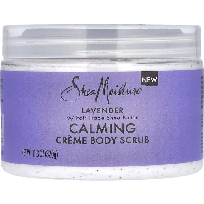 SheaMoisture, Kalmerende Crème Lichaamsscrub, Lavendel, 320g (11.3oz) gray