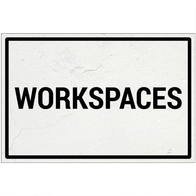 Workspaces bord | Forex Re materiaal | 18 x 12 cm