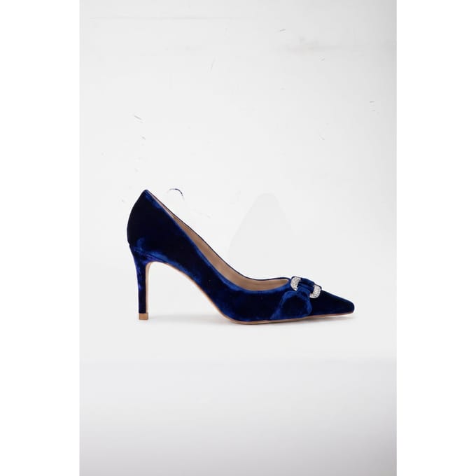 LK Bennett Thelma Crystal Oloid Imperial Blue Maat: 38 | Pumps Outlet | Dames | Blauw