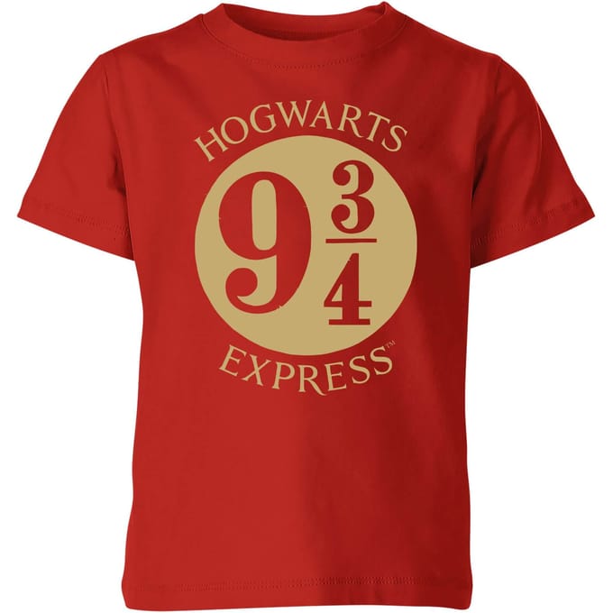 Harry Potter Platform Kids' T-Shirt - Red - 122/128 (7-8 jaar)