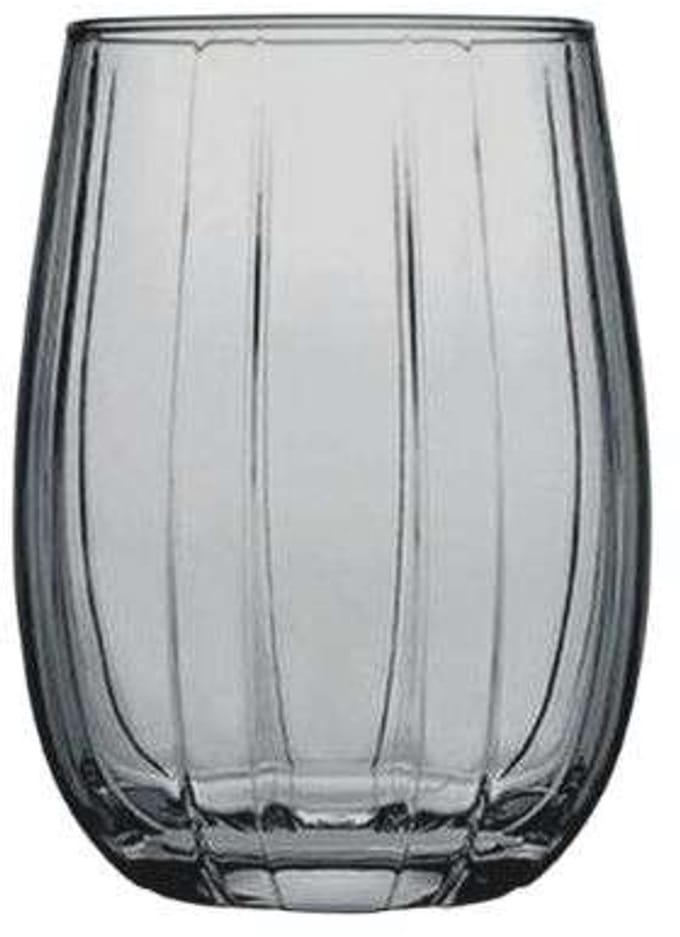 Pasabahce – waterglazen – Linka 420405 – 380 ml – grijs – set van 3, h 11 cm, Ø 8 cm