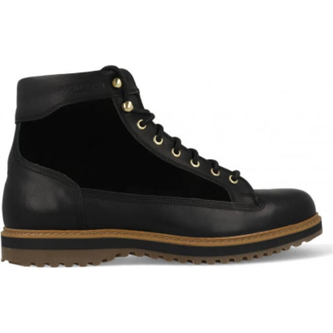 McGregor Heren Boots - Zwart - Veterboots - Leer - Veters