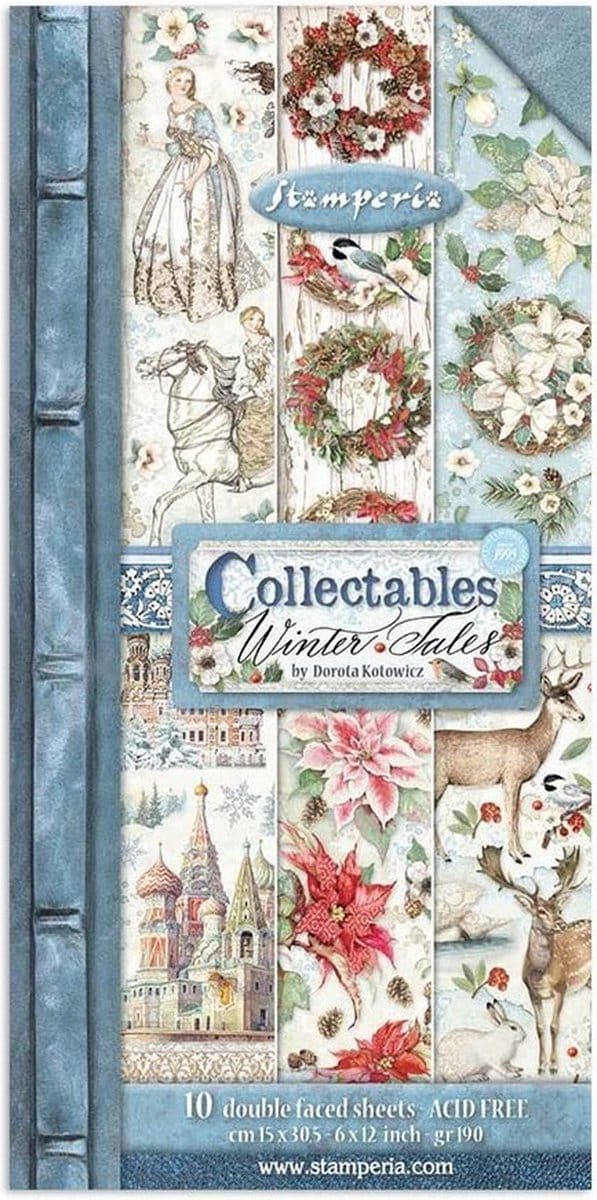 Stamperia - Winter Tales 6x12 Inch Paper Pack (SBBV07)