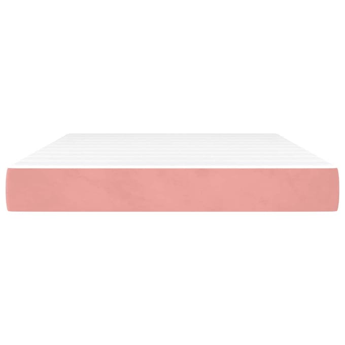vidaXL - Pocketveringmatras - 140 - x - 220 - x - 20 - cm - Roze