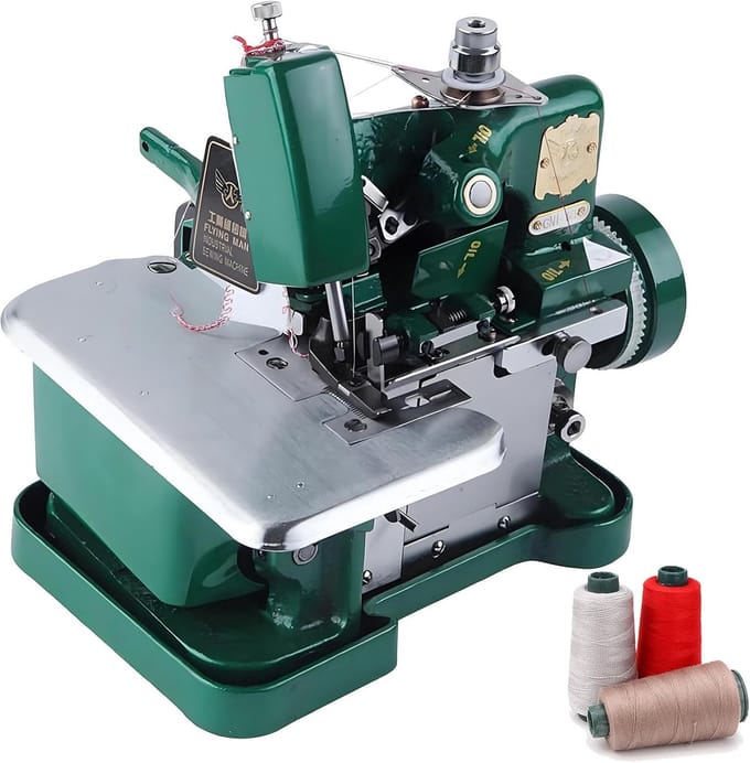 Overlock Machine - Serger - Professioneel Naaiwerk - Robuust Metalen Frame - 255x210x270 mm