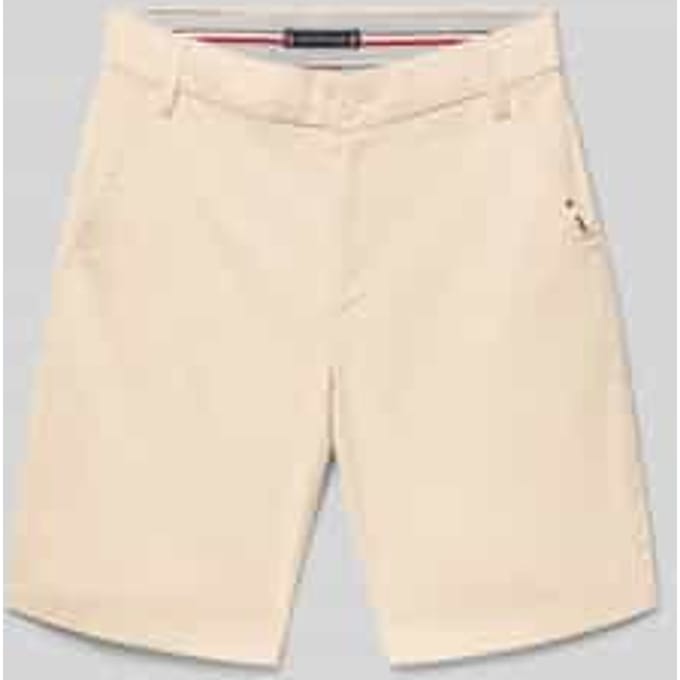 regular fit chino-shorts van katoenmix