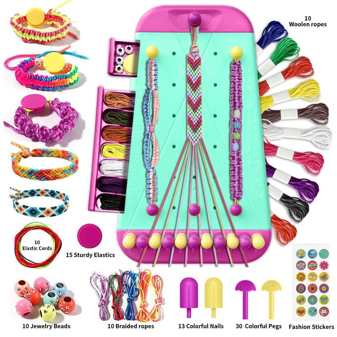 DIY Armbandenmaker Knutselpakket voor Kinderen & Studenten Elastische Houder