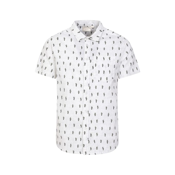 Mountain Warehouse Heren Preston Illustratie Shirt (Wit)
