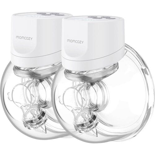 Momcozy S12Pro Handsfree Borstkolf - 1 stuk - Extra stil en compact - Elektrisch - Oplaadbaar - Wit