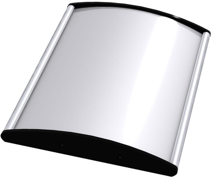 Deurbordje „Pisa“ - Grijs - 100x150 mm (B x H)