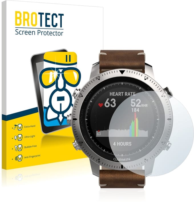 Screenprotector voor Garmin Fenix Chronos Beschermglas transparant