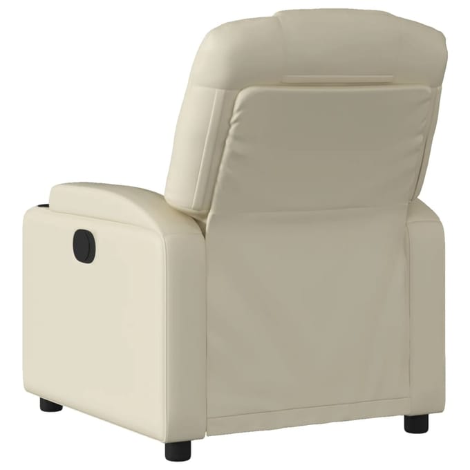 vidaXL - Relaxfauteuil - Crème - Kunstleer