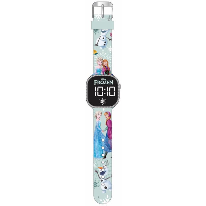 Frozen Kinder LED horloge met sierdesign