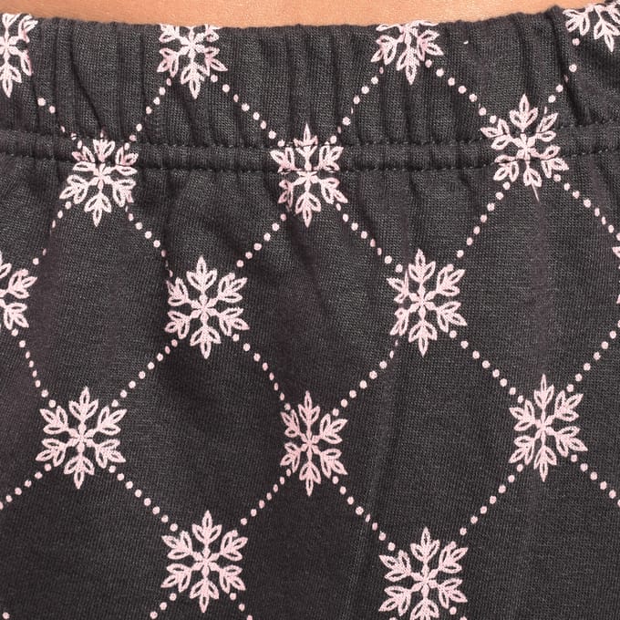 KLP2 Vrouwen Lange Mouwen Pluche Winterpyjama
