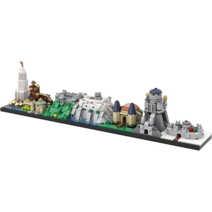 Gobricks MOC Game of Thrones Westeros Skyline Bouwstenen Stad Constructie Blokken Speelgoed Ideaal Voor Kinderen Cadeau