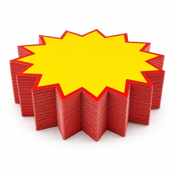 S&D | Papieren notitie bordjes - Extra groot - 100 stuks - Aanbieding