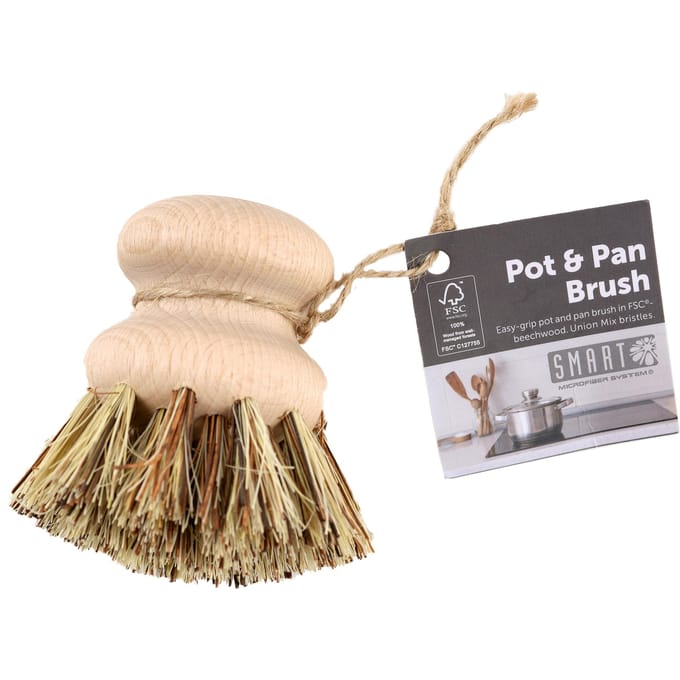 Afwasborstel pan en afwas schrobber handmodel Nature