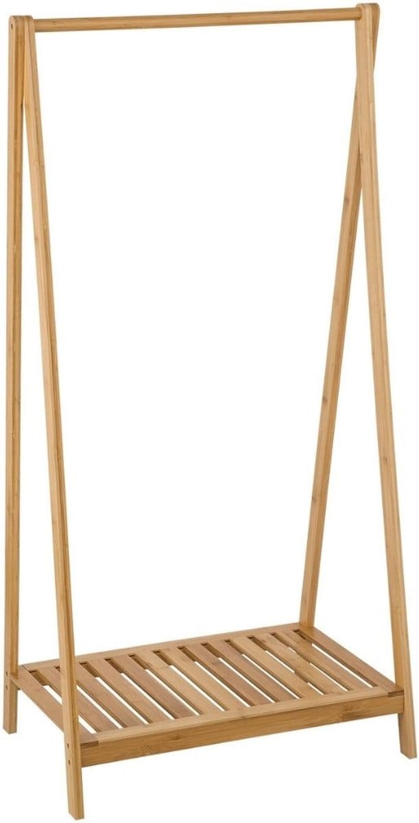 ReTrend Kledingrek Bamboe - Kapstok - Duurzaam - Schoenrek - 60x35x120 cm