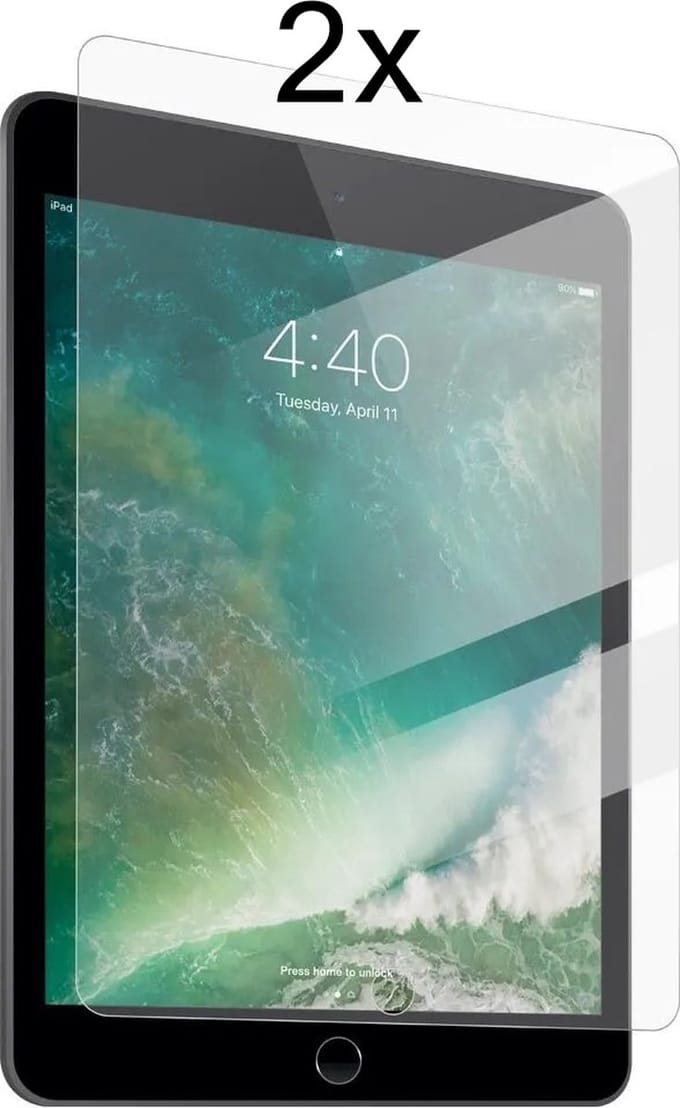 Arara Screenprotector Geschikt voor iPad Air/Air 2 screenprotector - screenprotector iPad Air 2 (2014) - temperd glass iPad Air (2013) - 2 Stuk