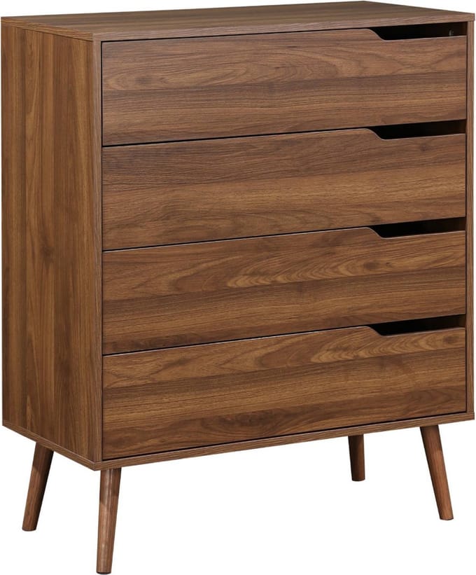 sweeek - Ladekast met 4 lades houtdecor 80cm - nepal