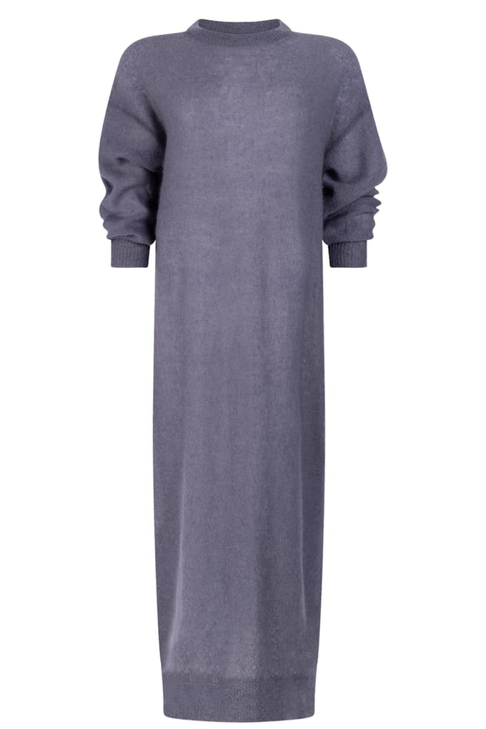 Humanoid Falof Knits Lapis Größe: S | Maxikleider Outlet | Damen