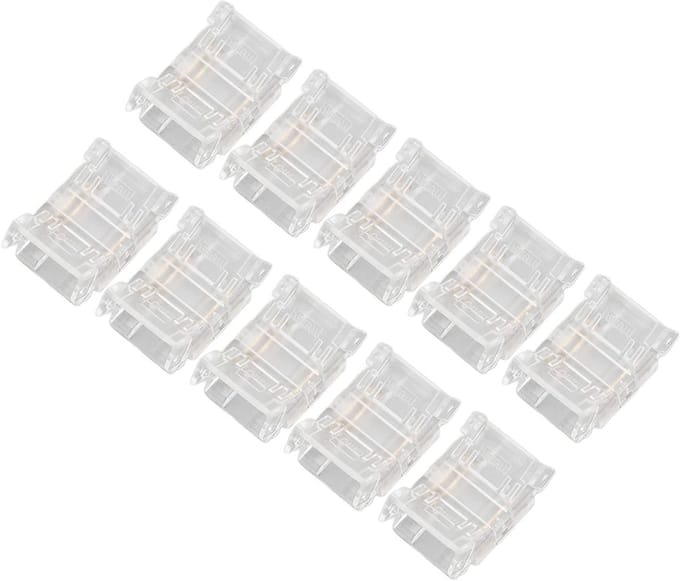 Allecto - Led Strip Connectors - Solderless 3-Pins - 10 Stuks