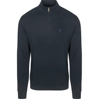Lyle & Scott Half Zip Pullover Tonal Navy - Maat XXL - Heren - Quarter zip
