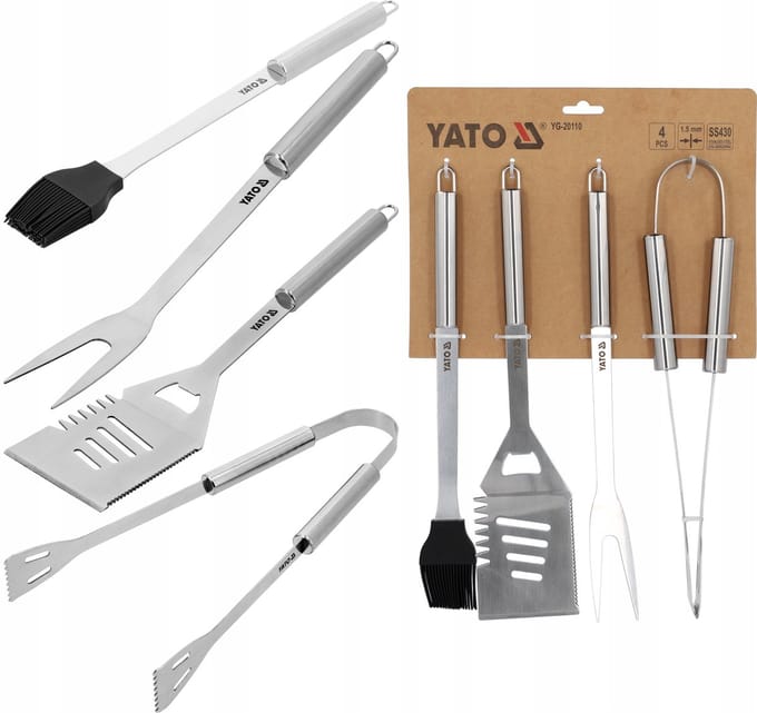 Yato Grillaccessoires Set RVS - 4 Delig