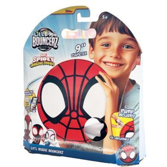 Spider-Man Little Biggie Bouncerz Spiderman Opblaasbare pluche bal 45cm