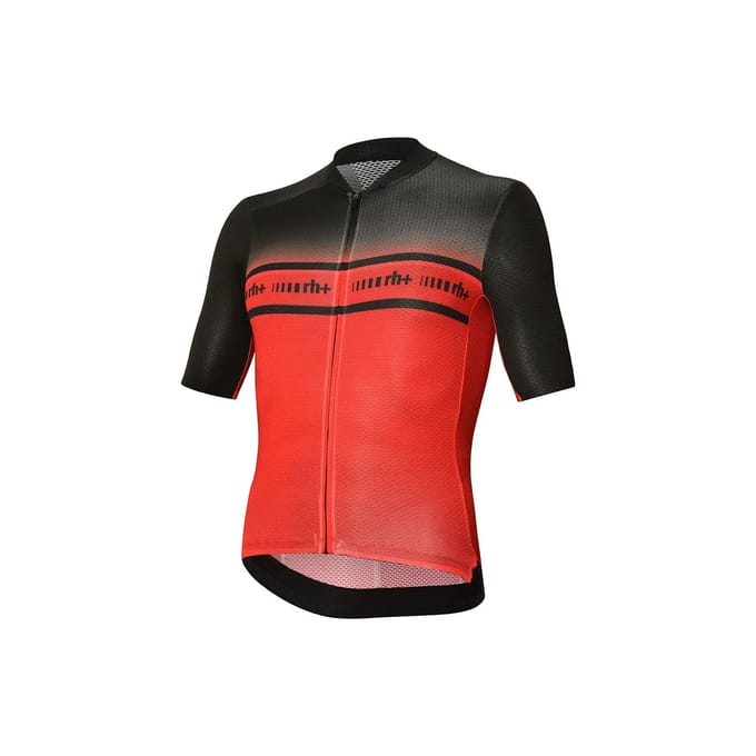 Rh+ Light Climber Korte Mouw Wielertrui Rood,Zwart L Man