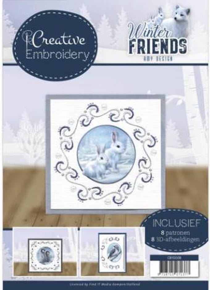 Boek 8 Creative Embroidery - Winter Friends van Amy Design