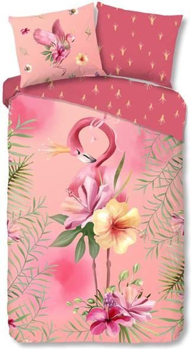 Good Morning Kinderdekbedovertrek "Queen" - Roze - (140x200/220 cm)