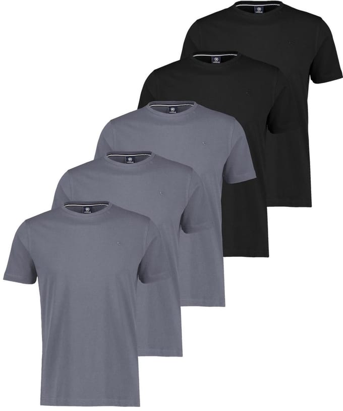 LERROS Heren t-shirt 5 pack Basic