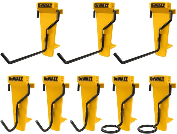 DEWALT DWST82816-0 Haakset, 8-delig - Geïntegreerd opbergsysteem 8 stuk(s)