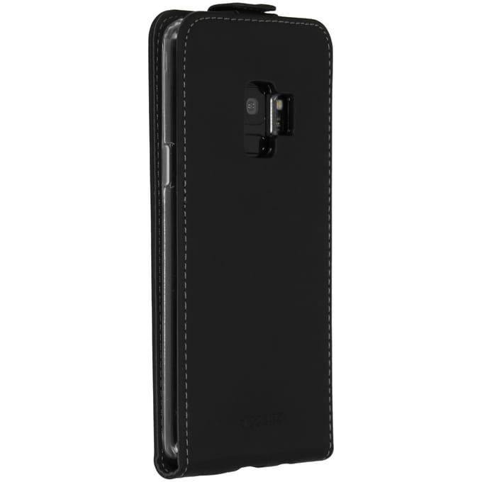 Accezz Hoesje - Geschikt voor Samsung Galaxy S9 - Flipcase - Zwart